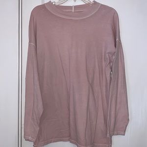 We the Free Basic Light Pink Sweater